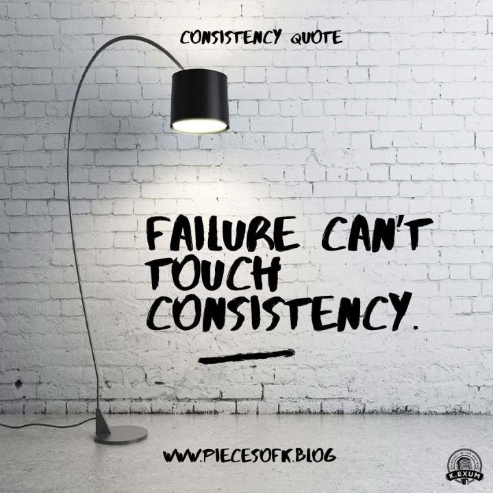 Consistency Quote